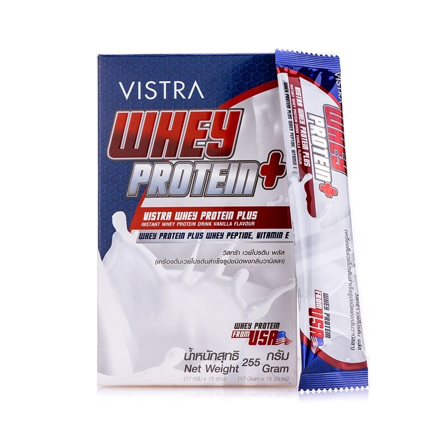 Vistra Whey Protien Plus Vanila 15 Sac