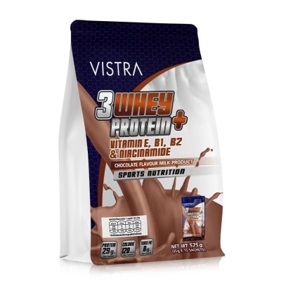 Vistra Vistra 3 Whey Protein Plus Choc 15 Sac