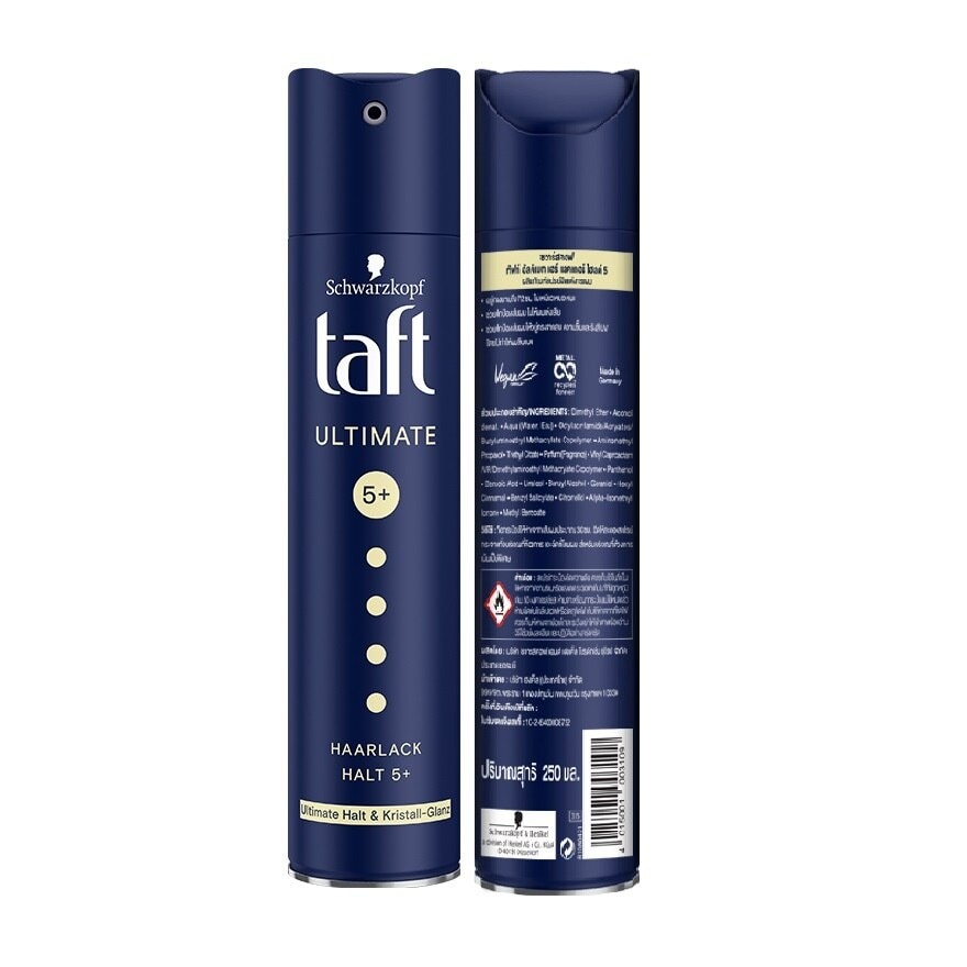 Taft Ultimate Hair Lacquer Hold 5 250 Ml.