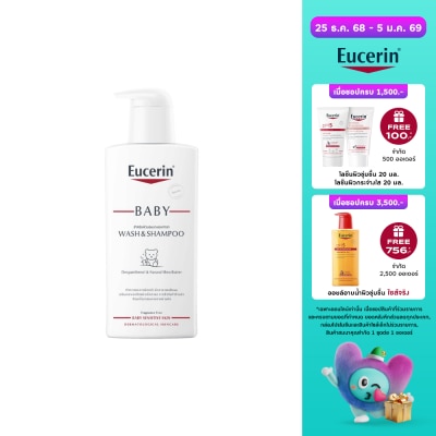 Eucerin Eucerin Baby Wash and Shampoo 400 ml.