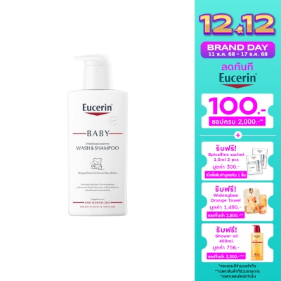 Eucerin Eucerin Baby Wash and Shampoo 400 ml.