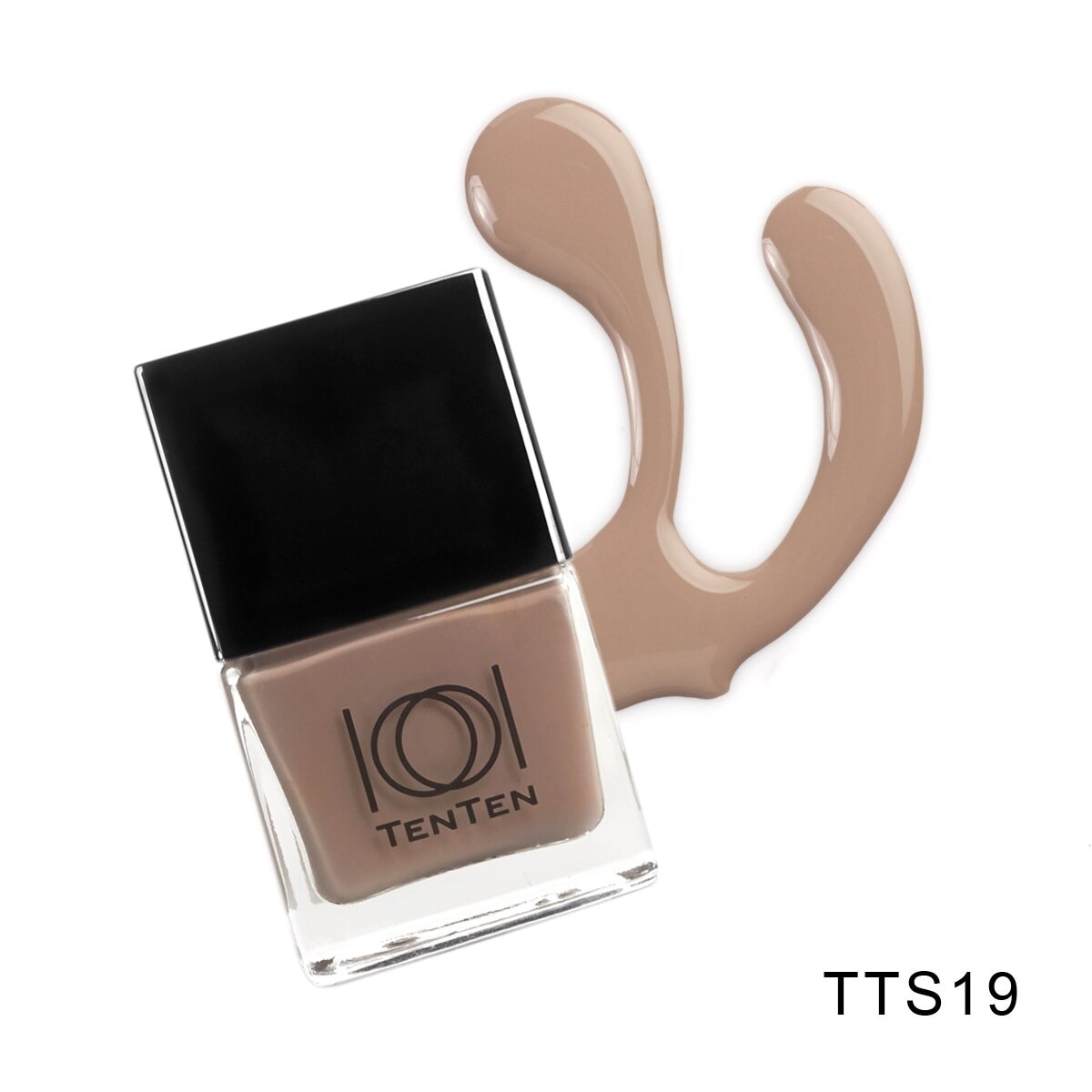 Ten Ten Nail Color 12ml. Brown S19