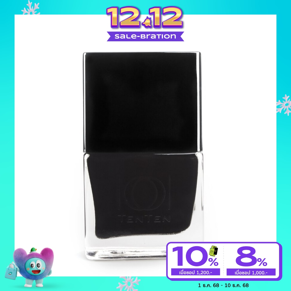 Ten Ten Nail Color 12ml. Black S79