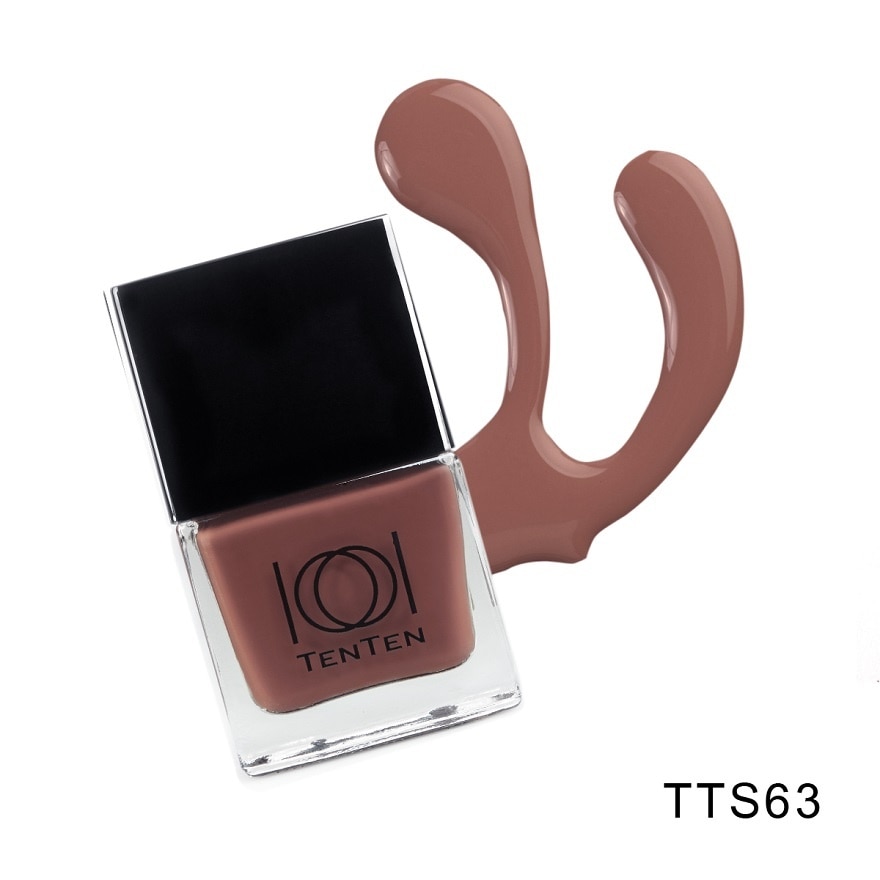 Ten Ten Nail Color 12ml. Brown TTS63 image