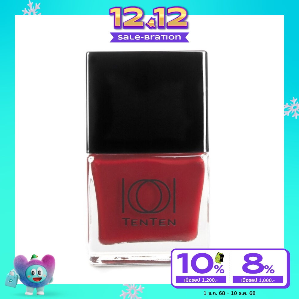 Ten Ten Nail Color 12ml. Red S90