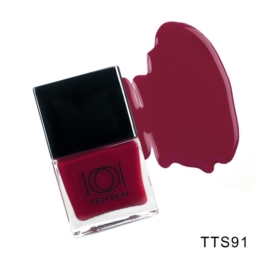 Ten Ten Nail Color 12ml. Red TTS91<BR>