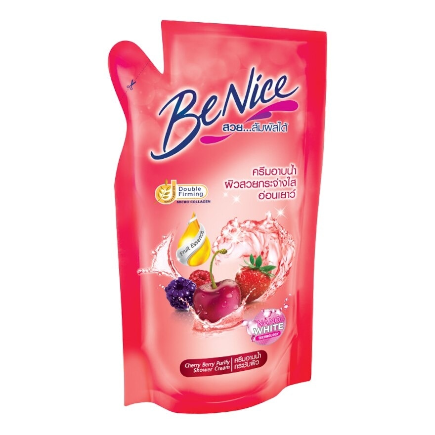 Benice Shower Cream Cherry Berry 400 Ml. (Refill)