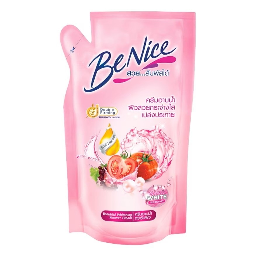 Benice Benice Shower Cream Beautiful Whitening 400 Ml.(Refill)
