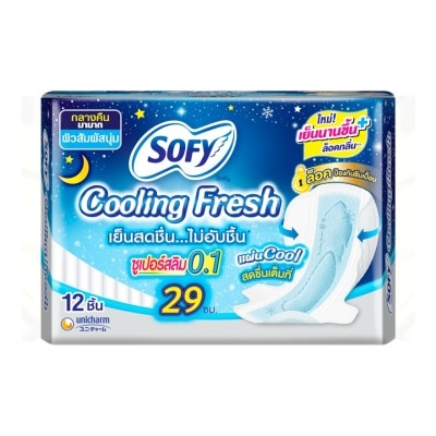 Sofy Sofy Cooling Night Slim 0.1Wing 29 cm. 12 Pcs.