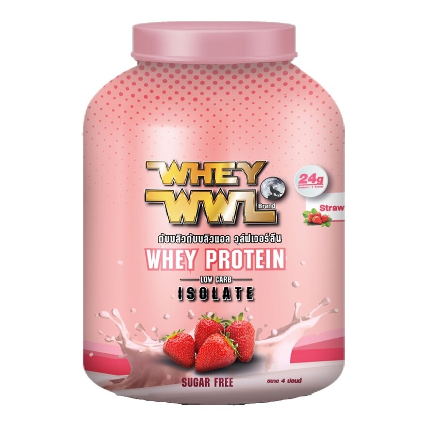 WWL Whey Protein Isolate Strawberry 4 Pound