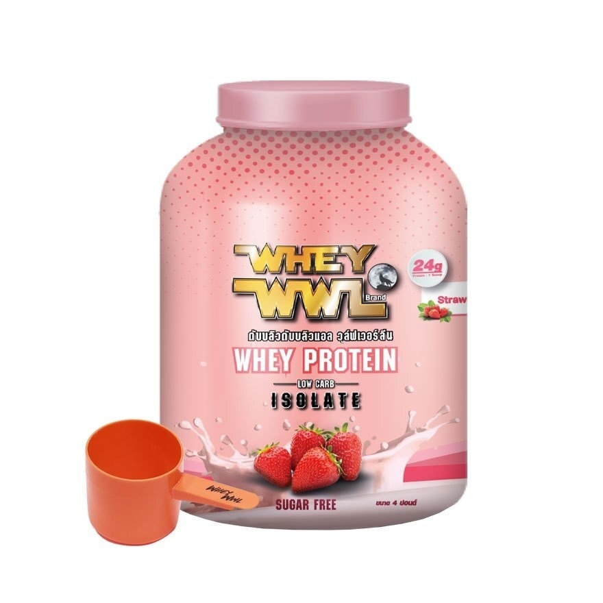 WWL Whey Protein Isolate Strawberry 4 Pound