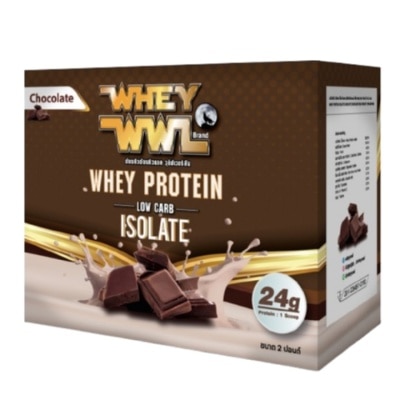 Whey WWL เวย์โปรตีน รสช็อคโกแลต 2 ปอนด์ (30 ซอง)