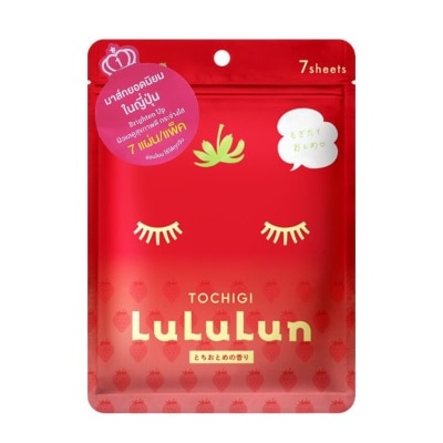 Lululun Lululun Face Mask Strawberry 7'S ลดเลือนริ้วรอย แลดูกระจ่างใส