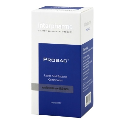 Interpharma Probac7 โปรแบคเซเว่น อาหารเสริม 10 ซอง