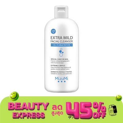 Mizumi มิซึมิ เอ็กซ์ตรา ไมลด์ เฟเชียล เคลนเซอร์ เจลล้างหน้าสูตรอ่อนโยนพิเศษ ขนาด 100 มล.