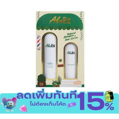 AloEx AloEx Set HairRegrowthShamp200ml+Sr120ml image
