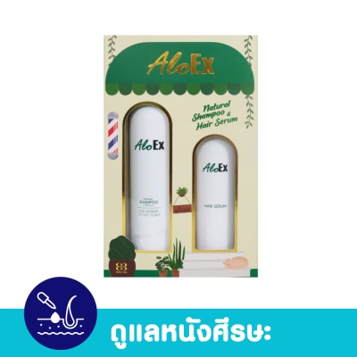 AloEx แชมพู และ เซรั่มบำรุงรากผม อโลเอ็กซ์ image