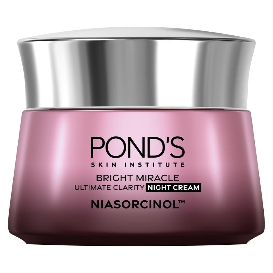 Pond'S Bright Miracle Ultimate Clarity Night Cream Niasorcinol 45 G.