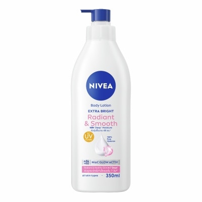 Nivea - นีเวีย บอดี้ โลชั่น เอ็กซ์ตร้า ไบรท์ เรเดียนท์ แอนด์ สมูท 350 มล.