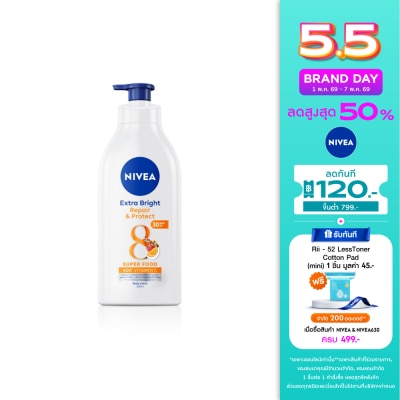 Nivea - นีเวีย เอ็กซ์ตร้า ไบรท์ รีแพร์ แอนด์ โพรเทค บอดี้ โลชั่น เอสพีเอฟ30 พีเอ++ 525 มล.