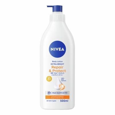 Nivea - นีเวีย บอดี้ โลชั่น เอ็กซ์ตร้า ไบรท์ รีแพร์ แอนด์ โพรเทค เอสพีเอฟ30 พีเอ++ 500 มล.