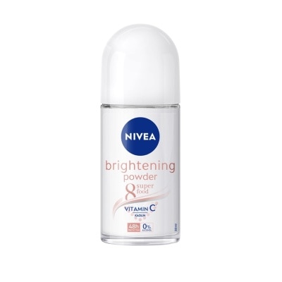 Nivea Nivea Roll On Brightening Powder 8 Super Food 50 Ml. โรลออน ระงับกลิ่นกาย