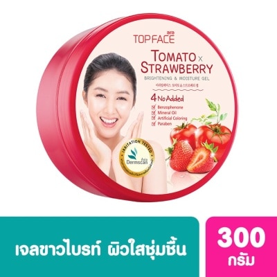 Arra TopFace อาร่า ท็อปเฟซ โทเมโทสตรอว์เบอร์รี่ ไบร้ทเทนนิ่ง แอนด์ มอยซ์เจอร์ เจล 300 กรัม