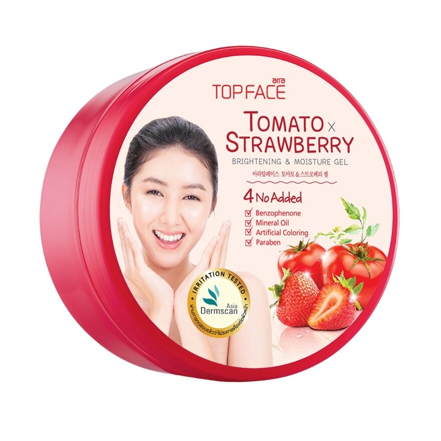 Arra TopfaceTomato Strawberry Brightening Moisture Gel 300 G.