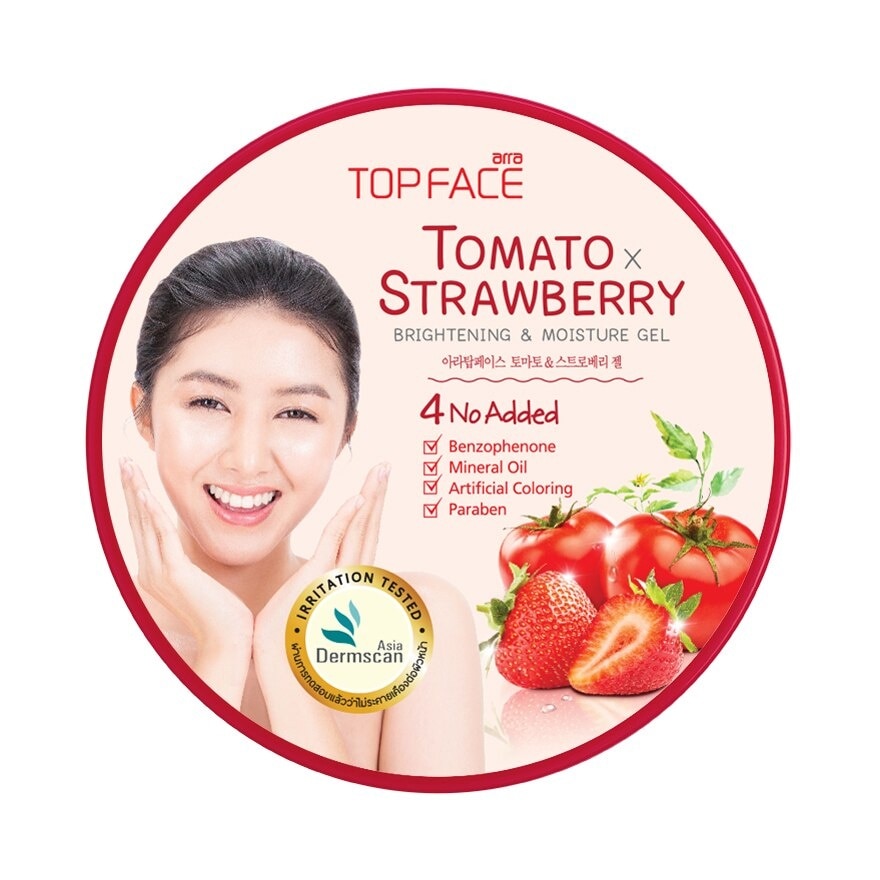 Arra TopfaceTomato Strawberry Brightening Moisture Gel 300 G.