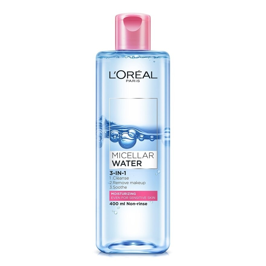 L'Oreal Paris Micellar Water 3 In 1 Moisturizing 400 Ml.