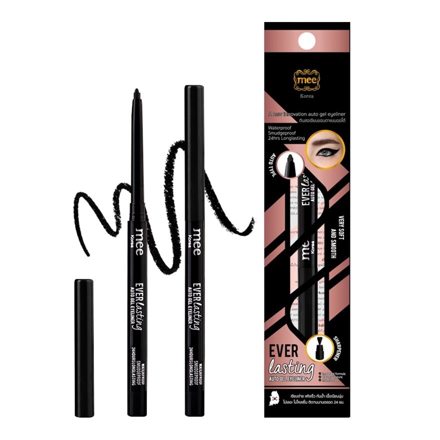 Mee Everlasting Auto Gel Eyeliner - Black 0.3g