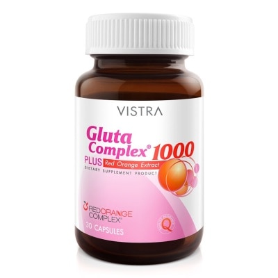 Vistra ผลิตภัณฑ์เสริมอาหาร Vistra Gluta Complex 1000 วิสทร้ากลูต้าคอมเพล็กซ์ 1000