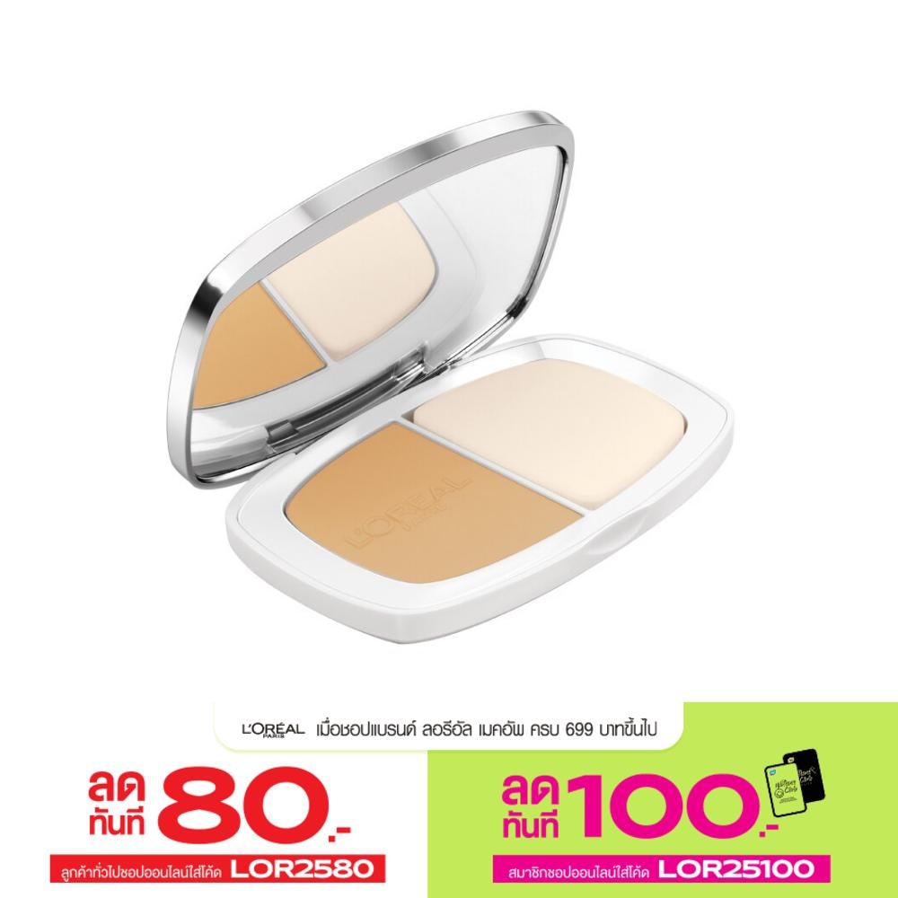 ลอรีอัล แป้งผสมรองพื้น ทรูแมช อีเว่น เพอร์เฟคติ้ง พาวเดอร์  SPF32 PA+++ 8ก. G4 Beige