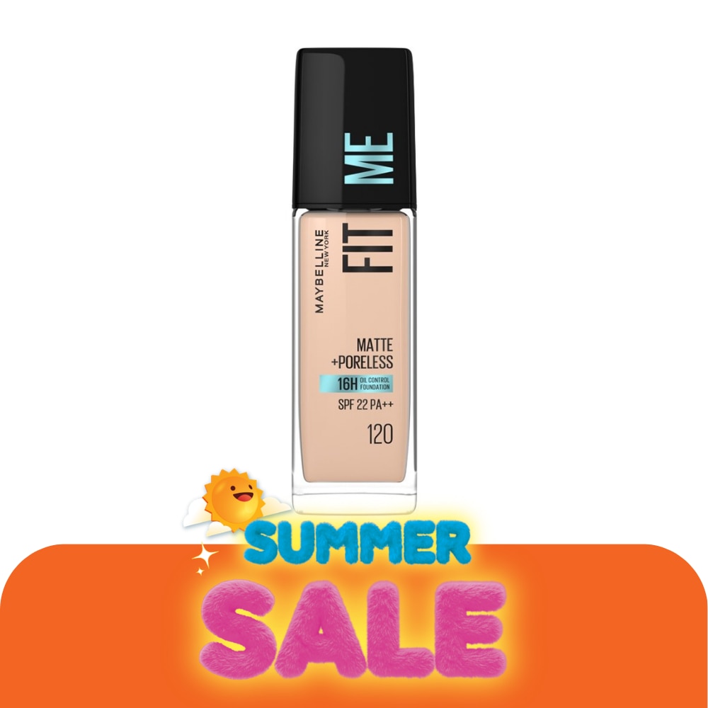 เมย์เบลลีน ฟิตมี แมท แอนด์ พอร์เลส ฟาวเดชั่น 30 มล. 120 Classic Ivory