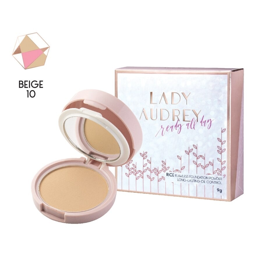 Lady Audrey Rice Flawless Foundation Powder 9g. 10