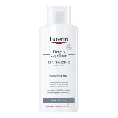 Eucerin ยูเซอริน เดอร์โมคาพิลแลร์ รีไวทัลไลซิ่ง แชมพู ทินนิ่ง แฮร์