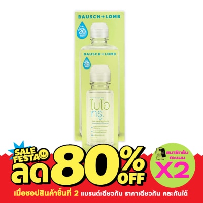 รีนิว ไบโอทรู 300มล.+60 มล.ผลิตภัณฑ์ทำความสะอาดคอนแทคเลนส์ image