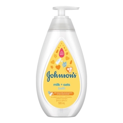 Johnson Johnson's Baby Bath Milk  Oats 500 Ml.