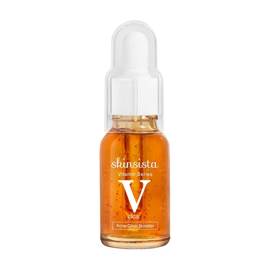 เซรั่ม Skinsista สีส้ม V Acne Clear Booster สกินซิสต้า วี แอคเน่ เคลียร์ บูสเตอร์ 15