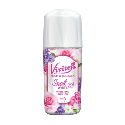 Vivite Vivite Deo Roll on Snail White Whitening 45 Ml. ระงับกลิ่นกาย