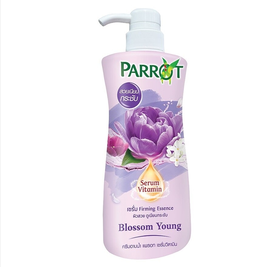 Parrot Liquid Soap Serum Vitamin Blossom Young 450 Ml. ผิวสวย เนียนกระชับ