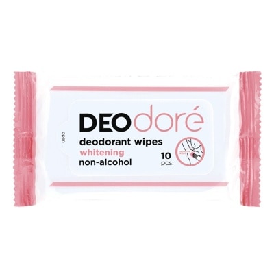 Deodore Deodore' Deodorant Wipes 10Pcs.Whitening