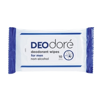 Deodore Deodore' Deodorant Wipes 10Pcs.For Men