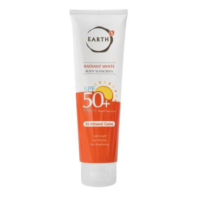 Earths Earths  Radiant White Body Sunscreen SPF50+PA+++ 125 G.