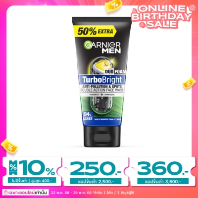 Garnier Men Garnier Men Powerbright Super Duo Foam 150 Ml.