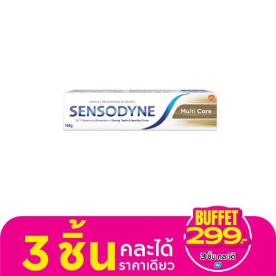 Sensodyne เซ็นโซดายน์ ยาสีฟัน มัลติ แคร์ 100 กรัม