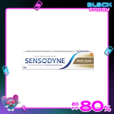 Sensodyne เซ็นโซดายน์ ยาสีฟัน มัลติ แคร์ 100 กรัม