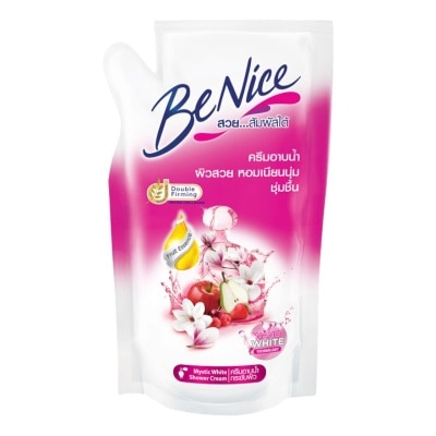 Benice บีไนซ์ ครีมอาบน้ำ มีซทิค ไวท์ 400 มล. ถุงเติม