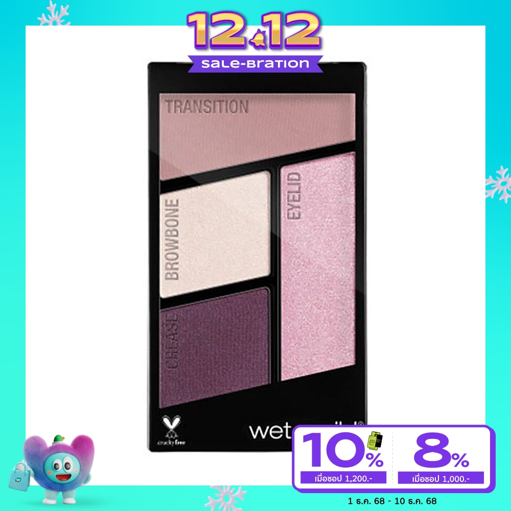 Wet n Wild เว็ท เอ็น ไวลด์ คัลเลอร์ ไอค่อน อายแชโดว์ ควอดส์ 4.5 กรัม อี344บี เพ็ทอะเล็ต