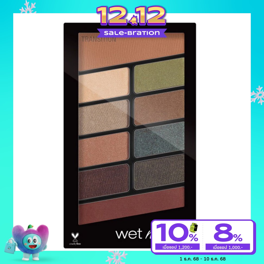 Wet n Wild เว็ท เอ็น ไวลด์ คัลเลอร์ ไอค่อน 10 แพน พาเลต 8.5 กรัม อี759 คอมฟอร์ท โซน